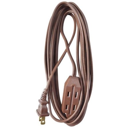 MASTER ELECTRONICS Master Electrician 09404ME 15 ft. Brown Polarized Cube Tap Extension Cord 765693